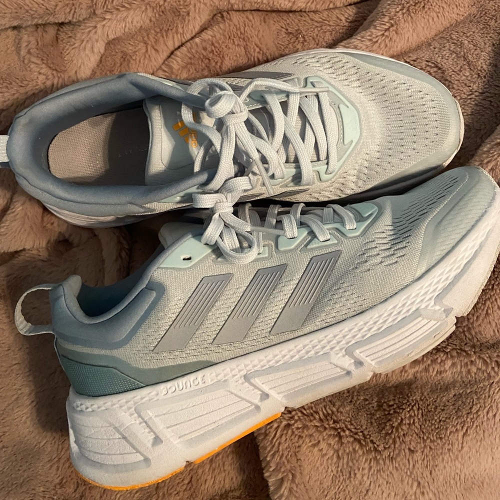 Ice Blue Adidas Running Shoes